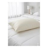 Alpateks Home Çizgili Pamuk Saten Yastık Kılıfı 2 adet Orta Boy 40x60 cm Fermuarlı