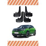 Alpax Otomotiv Opel Mokka 2012-2020 Racing Beyaz Yazılı 4'Lü Tozluk Çamurluk Paçalık