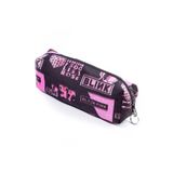 AlpCollection Siyah Blackpink Kpop Desenli Kalemlik Fermuarlı Makyaj Çantası