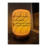 Alpdesign Modern Dekoratif Masaüstü LED Aydınlatma | Şarjlı Masa Lambası – P1 Aura