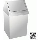 Alper Banyo 3800-380 Krom Çatı Kapaklı Çöp Kovası
