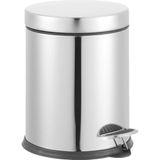 Alper Banyo Krom 5 Lt Micro Pedallı Çöp Kovası