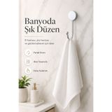 Alper Banyo Yapışkanlı Krom Tekli Kancalı Askılık, Havluluk, İster Yapıştır İster Montajla... Delmeye Son!!!