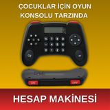 Alpera Electronic - Oyun Konsolu Tarzında Dijital Hesap Makinesi - Pilli - Siyah Renk