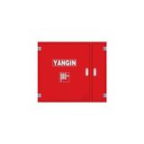 Alperen Öztürk 2" Iki Kapaklı Cam Kapak 30 mt Hortumlu 0.90 mm Tüp Kabinli Yangın Dolabı Tse' Li Sıva Üstü
