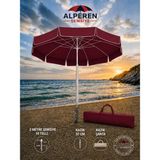 Alperen Şemsiye Alperen Semsiye Plaj Şemsiyesi Gri+Çanta+Kazık - Bordo+çanta+kazık