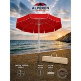 Alperen Şemsiye Alperen Semsiye Plaj Şemsiyesi Gri+Çanta+Kazık - Kırmızı+çanta+kazık