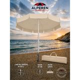 Alperen Şemsiye Alperen Semsiye Plaj Şemsiyesi Gri+Çanta+Kazık - Krem+çanta+kazık