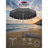 Alperen Şemsiye Alperen Semsiye Plaj Şemsiyesi Gri+Çanta+Kazık