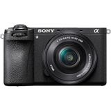 Alpha 6700 Aynasız Aps-C Dijital Kamera, 16-50 mm Power Zoom Objektif, Ai Tabanlı Otomatik Odaklama, 5 Eksenli Görüntü Sabitleme, 4K 120P Video, Eğilebilir Dokunmatik Ekran, Web Kamerası