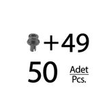 ALPHA AUTO PART Audi ve Volkswagen için Tampon Klipsi- Kısa- 50li