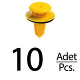 ALPHA AUTO PART Audi Volkswagen Seat Ford için Kapı Döşeme Klips - 10 Adet