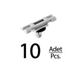 ALPHA AUTO PART BMW 3 F30 E90 E91 için Nikelaj Cam Klips - 10 Adet