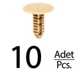 ALPHA AUTO PART Fiat Ducato için Döşeme Klips-Bej - 10 Adet