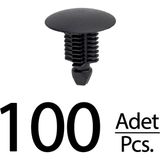 Alpha Auto Part Fiat Ducato Peugeot Boxer Citroen Jumper Için Universal Bağlantı Klips - 100 Adet - 0 - Siyah
