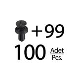 ALPHA AUTO PART Fiat Escape 4, Scenic 2, Kangoo için Davlumbaz Klipsi- 100lü
