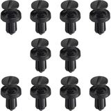 Alpha Auto Part Fiat Panda, Punto, Clio 3 için 10'lu Davlumbaz Klips - 10 adet - 0 - Siyah