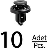Alpha Auto Part Honda Accord Hybrid Cr-V Cr-Z Civic Için Tampon Klips - 10 Adet - 0 - Siyah