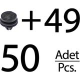 Alpha Auto Part Land Rover Lr3, Lr4 Için Çıta Klips- 50'li - 0 - Siyah
