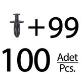 Alpha Auto Part Mercedes için Tampon Klips- 100'lü