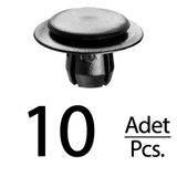 ALPHA AUTO PART Mercedes W140 R129 W124 W123 W116 Peugeot için Döşeme Paneli Klipsi - 10 Adet
