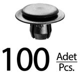 Alpha Auto Part Mercedes W140 R129 W124 W123 W116 Peugeot için Döşeme Paneli Klipsi - 100 Adet