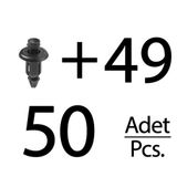 Alpha Auto Part Nissan, Honda, Toyota için Tampon Klips- 50'li