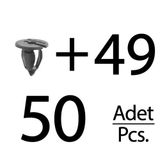 Alpha Auto Part Opel ve Renault için Döşeme Klips- 50'li