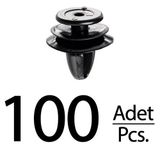 ALPHA AUTO PART Peugeot 206 307 308 Citroen C3 için Kapı Döşeme Klips - 100 Adet