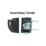 Alpha Auto Part Renault Scenic, Laguna, Fluence, Latitute için Cam Açma Düğme Kapağı-Geniş Ayaklı - Siyah