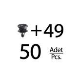 ALPHA AUTO PART Seat, İbiza, Volkswagen için Döşeme Klips- 50 Adet