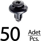 Alpha Auto Part Toyota Avalon Camry Celica Solara Için Bagaj Klips - 50 Adet - 0 - Siyah