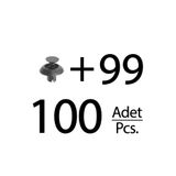 ALPHA AUTO PART Toyota, Lexus, Scion için Tampon, Radyatör Izgara Klips- 100lü