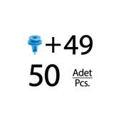 ALPHA AUTO PART Toyota ve Suzuki için Döşeme Klips- 50 Adet