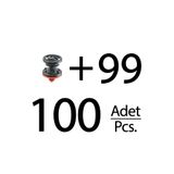 ALPHA AUTO PART Volkswagen için Döşeme Klipsi- 100 Adet