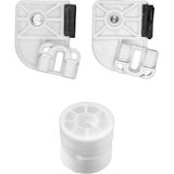 Alpha Auto Part Volkswagen Transporter T5 Için Cam Kriko Plastiği ve Makarası-Sağ-Set