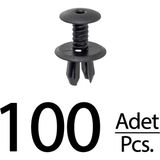 Alpha Auto Part Volkswagen Transporter,touareg,tiguan,beetle Için Bagaj Döşeme Paneli KLIPS-100 Adet - 0 - Siyah