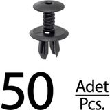 Alpha Auto Part Volkswagen Transporter,touareg,tiguan,beetle Için Bagaj Döşeme Paneli Klips-50 Adet - 0 - Siyah