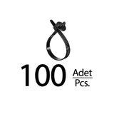 ALPHA AUTO PART VW Audi Seat Skoda Porsche Lamborghini Skoda Opel Citroen için Kablo Bağı - 100 Adet