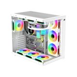 Alpha Elite 7x Argb Fan Kumanda Ve Kontrolcü Atx Boş Bilgisayar Kasası Beyaz