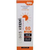 Alpha Güneş Kremi 60 SPF Suya Dayanıklı 100 ml Yaz İçin İdeal Tüm Cilt Tiplerine Uygun