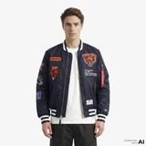 Alpha Industries x New Era Chicago Bears Ma-1 Bomber Erkek Lacivert Mont.-