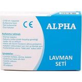 Alpha Lavman Seti 1750ML Tek Kullanımlık Medikal Ürün Kalın Bağırsak Temizliği İçin Özel