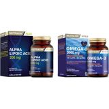 Alpha Lipoic Acid 200 Mg 60 Tablet + Omega 3 Balık Yağı 2000 Mg 60 Yumuşak Kapsül