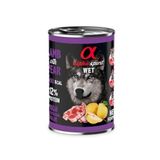 Alpha Spirit Wet Foot Armutlu Hindi Etli Yetişkin 400 gr Köpek Konservesi