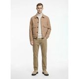 Alpha Studio Bej Erkek Balıkçı Yaka Regular Fit Baklava Desenli Kazak AU-3082H Mock Neck Raglan Sweater - 52