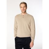 Alpha Studio Polo Yaka Slim Fit Bej Erkek Kazak AU-7040B Jumper Polo - 52