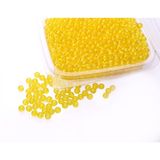 Alpha Tasarım Atölyesi Su Kabağı Boncuğu 6 mm Deliksiz Sarı Renk 100 gr - 100 cm