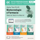 Alpha Test Biotecnologie e Farmacia TOLC-B, TOLC-F e TOLC-S 2026-2027. Kit di preparazione Plus. Per test di ammissione universitari, anche per ... e simulatore online (TestUniversitari)