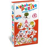 Alphabet Puzzle, Eğitici Alfabe Zeka Kartları, 128 Parça, 3+ Yaş - Standart